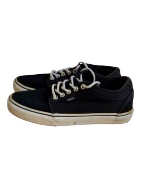 Vans Chukka Low Black White Skate Shoes 7